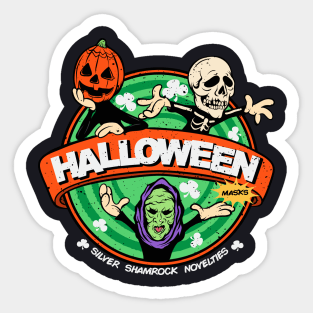 Halloween Masks Sticker